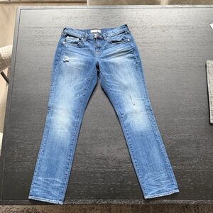 Madewell Slim Boyjean distressed Jeans